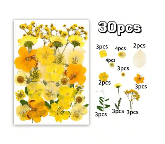 30pcs Dried Flowers for Resin Art RESIN ART HUB Necklaces 30pcs Dried Flowers for Resin Art RESIN ART HUB Necklaces