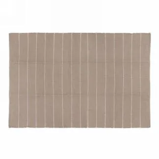 Attitudes Import Earrings Beige Striped Carpet Pick Up Only