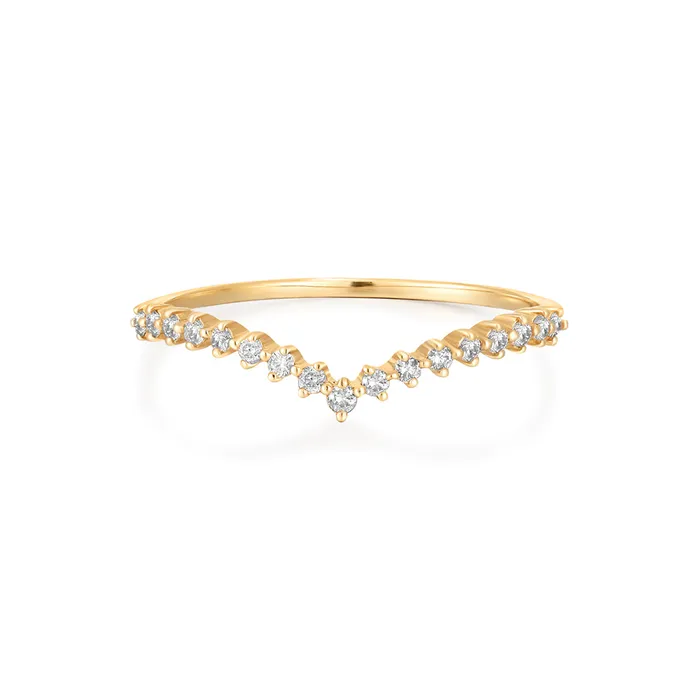 AURELIE GI Rings REVERE LabGrown Diamond Wishbone Ring