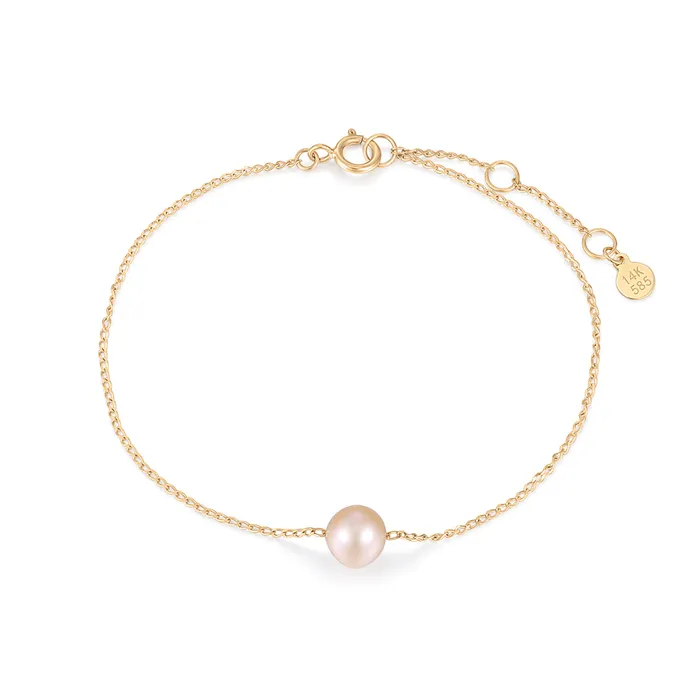 AURELIE GI SARAH Single Pearl Bracelet Bracelets