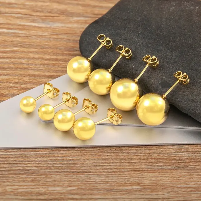 Ball Stud Earrings Get Signatured Earrings Ball Stud Earrings Get Signatured Earrings