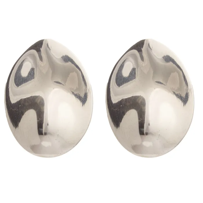 BEN AMUN SILVER CLIP ON LIZA EARRING BenAmun Earrings