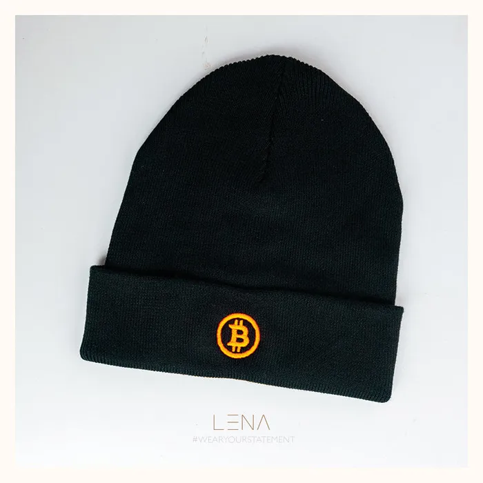 BITCOIN BEANIE justlenasart Earrings
