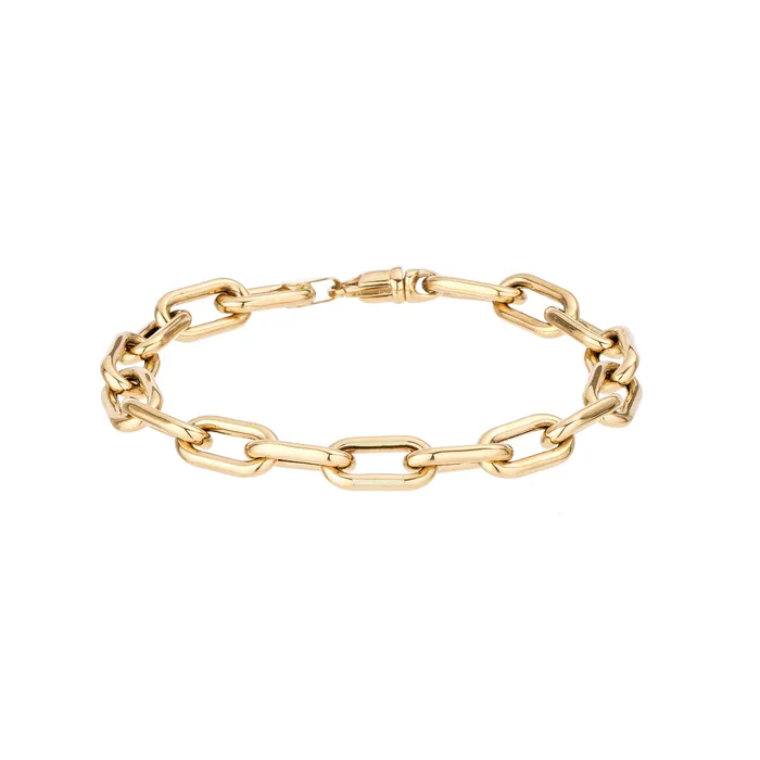 Bracelets Adina Reyter 7mm Italian Chain Link Bracelet