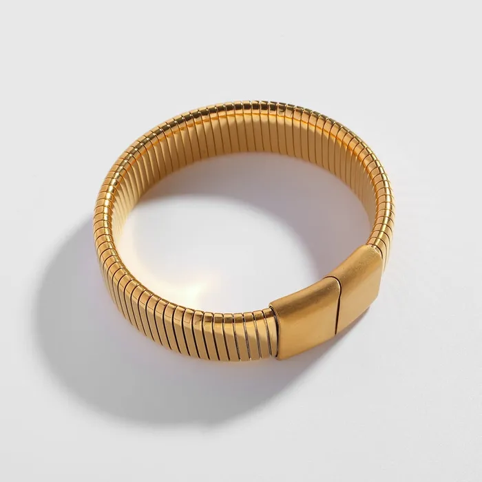 Bracelets Biella Vintage Ribbed Bangle