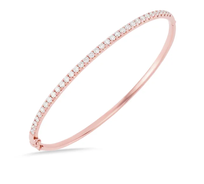 Bracelets Carbon Hyde Classic Diamond Bangle