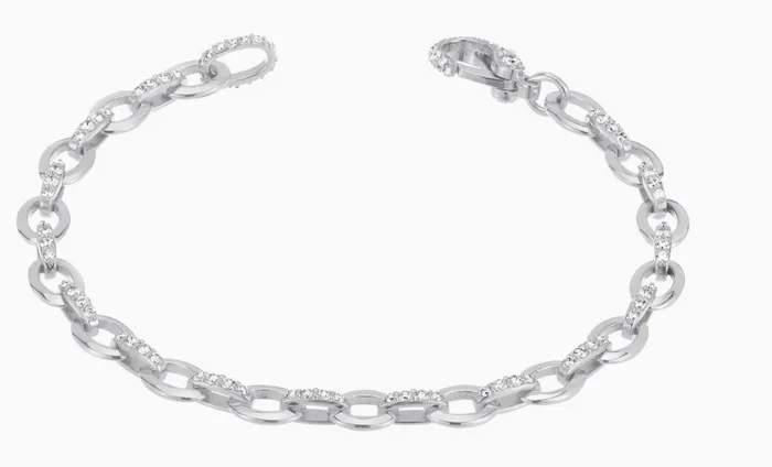 Bracelets Carbon Hyde Oval Link Bracelet