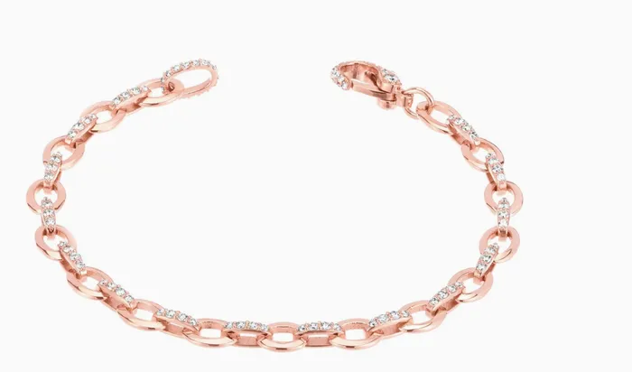 Bracelets Carbon Hyde Oval Link Bracelet