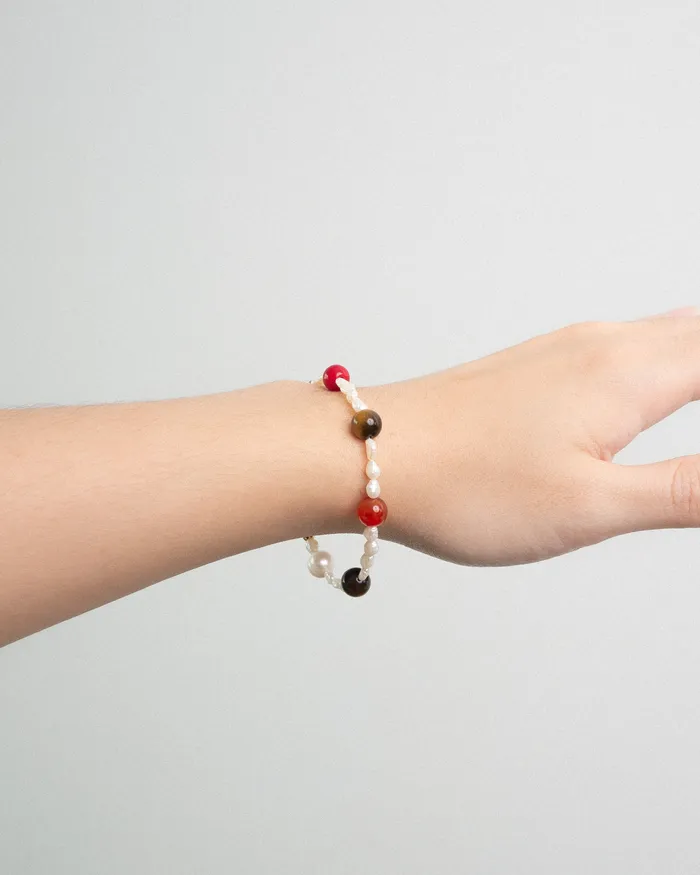 Bracelets CUN Rna Multistone Baroque Pearl Beaded Bracelet