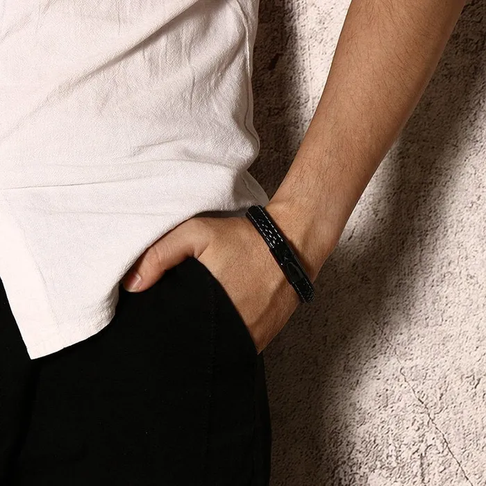Bracelets My Medi Friend LIMITED EDITION My Medi Bracelet for Men Elegant Edition Bracelets My Medi Friend LIMITED EDITION My Medi Bracelet for Men Elegant Edition