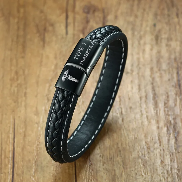 Bracelets My Medi Friend LIMITED EDITION My Medi Bracelet for Men Elegant Edition Bracelets My Medi Friend LIMITED EDITION My Medi Bracelet for Men Elegant Edition