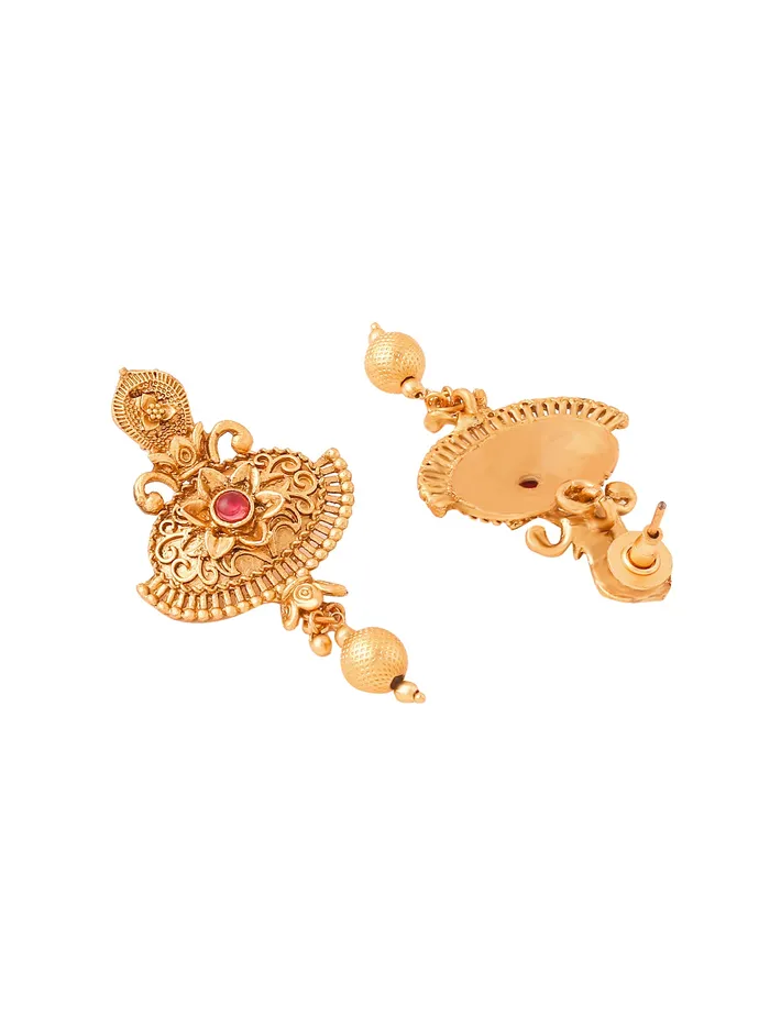Bracelets Traditional Long Jewellery Set Golden Necklace for Women Elegant Design 31cm Gold Yellow Chimes