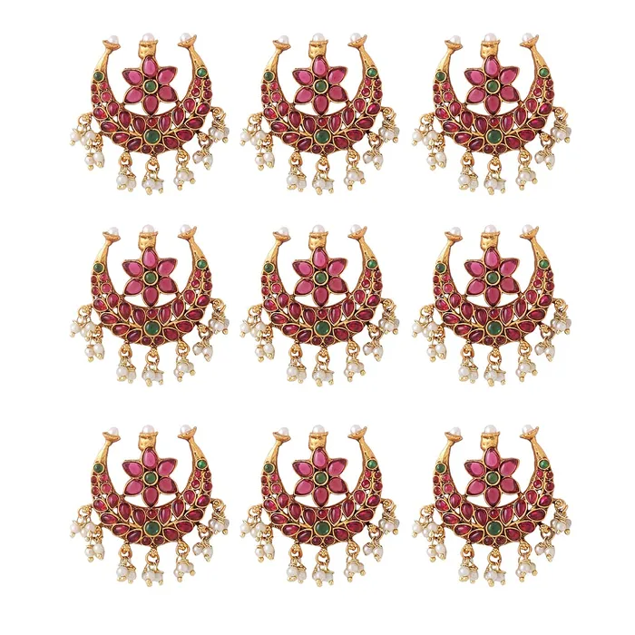 Bracelets Yellow Chimes Yellow Chimes Choti Jadai Billai Traditional Multicolor Bridal Hair Accessories for Women Wedding Gold Plated Hair Choti Bridal Jewellery for Women Gold2 Bracelets Yellow Chimes Yellow Chimes Choti Jadai Billai Traditional Multicolor Bridal Hair Accessories for Women Wedding Gold Plated Hair Choti Bridal Jewellery for Women Gold2