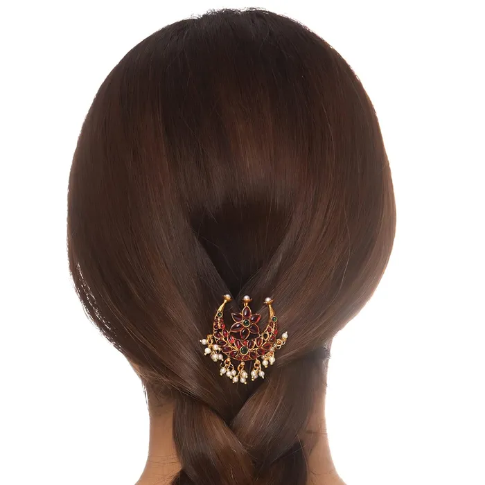 Bracelets Yellow Chimes Yellow Chimes Choti Jadai Billai Traditional Multicolor Bridal Hair Accessories for Women Wedding Gold Plated Hair Choti Bridal Jewellery for Women Gold2 Bracelets Yellow Chimes Yellow Chimes Choti Jadai Billai Traditional Multicolor Bridal Hair Accessories for Women Wedding Gold Plated Hair Choti Bridal Jewellery for Women Gold2