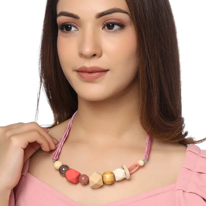 Bracelets Yellow Chimes Yellow Chimes Necklace for Women and Girls Multicolor Necklace for Women Western Statement Style Acrylic Beads Necklace Birthday Gift for Girls Women Anniversary Gift for Wife