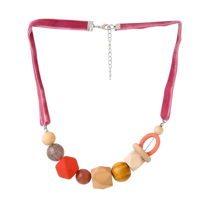 Bracelets Yellow Chimes Yellow Chimes Necklace for Women and Girls Multicolor Necklace for Women Western Statement Style Acrylic Beads Necklace Birthday Gift for Girls Women Anniversary Gift for Wife