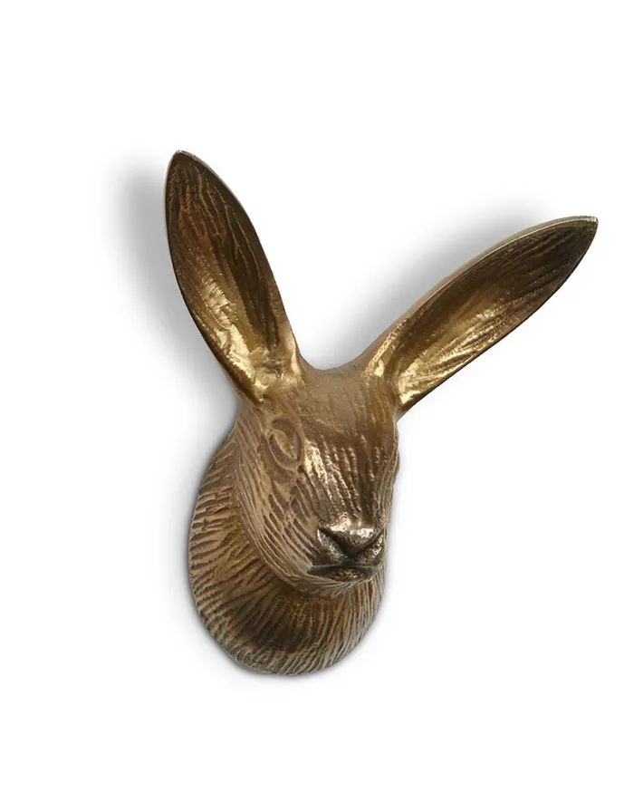Bunny Hook wLong Ears Antique Brass Abbott Earrings