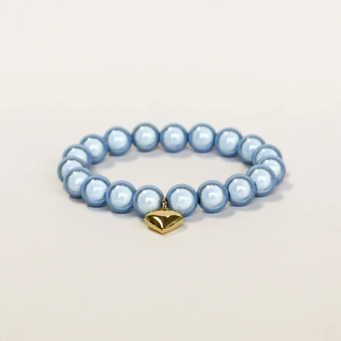 Candlewick Gift Shop Bracelets Miracle Bead Stretch Bracelet Blue