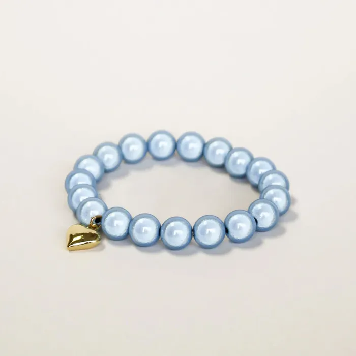 Candlewick Gift Shop Bracelets Miracle Bead Stretch Bracelet Blue
