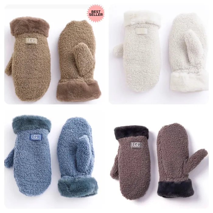 Candlewick Gift Shop Earrings Fleece Mittens