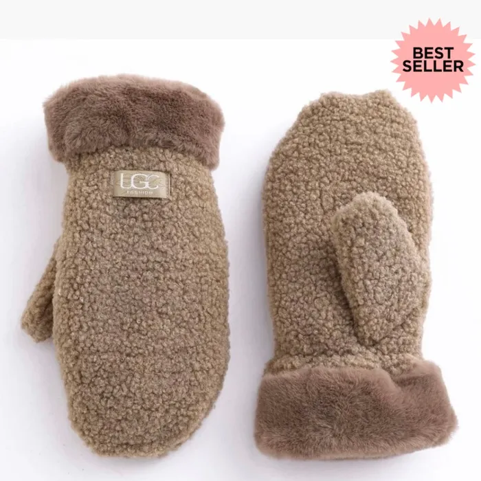 Candlewick Gift Shop Earrings Fleece Mittens