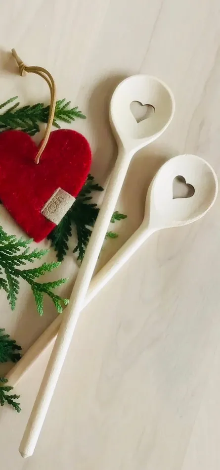 Candlewick Gift Shop Necklaces Wooden Heart Spoon