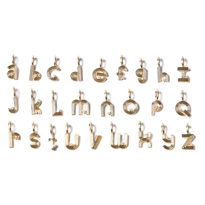 Carnival Necklace One Initial Adina Reyter Necklaces