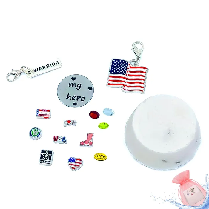 Charm Drop Army BATH0004ARMY Charm Necklaces