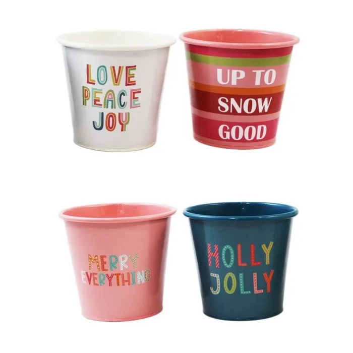 Christmas Planter Pot Splash Necklaces