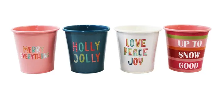 Christmas Planter Pot Splash Necklaces Christmas Planter Pot Splash Necklaces
