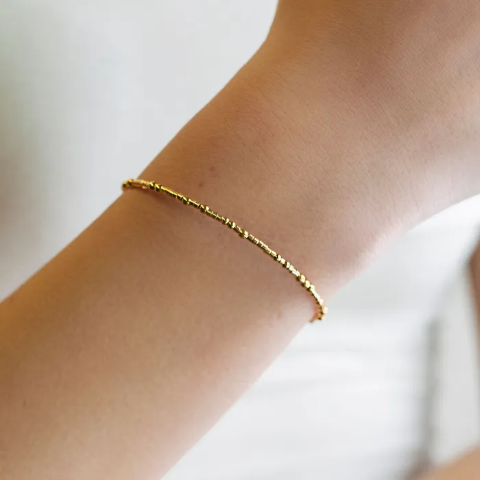 Confetti Bangle Gold Lenny Eva Lenny Eva Bracelets