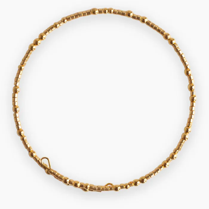 Confetti Bangle Gold Lenny Eva Lenny Eva Bracelets