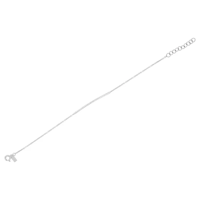 Diamond Bar Chain Bracelet ef collection Bracelets
