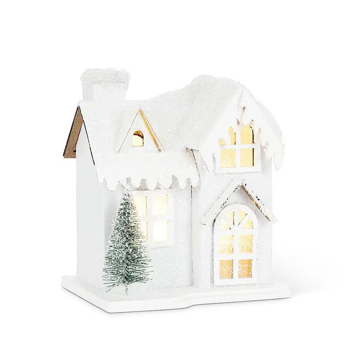 Earrings Abbott Small LED Snowy House