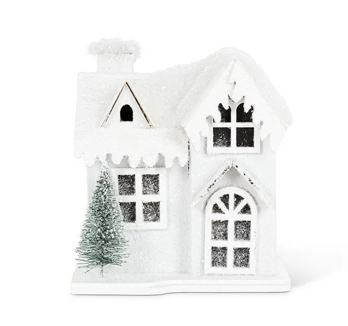 Earrings Abbott Small LED Snowy House