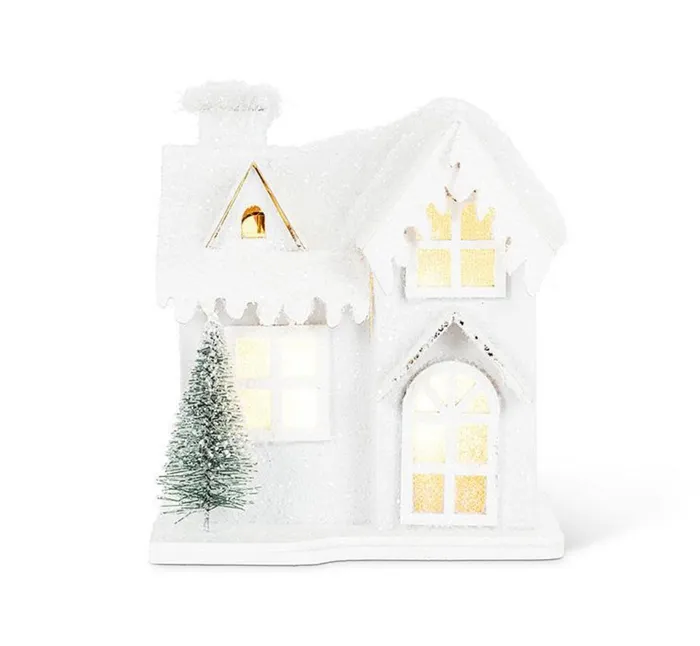 Earrings Abbott Small LED Snowy House