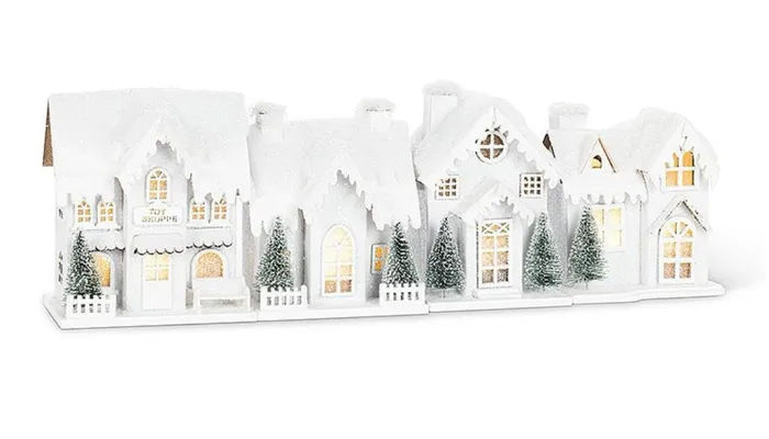 Earrings Abbott Small LED Snowy House