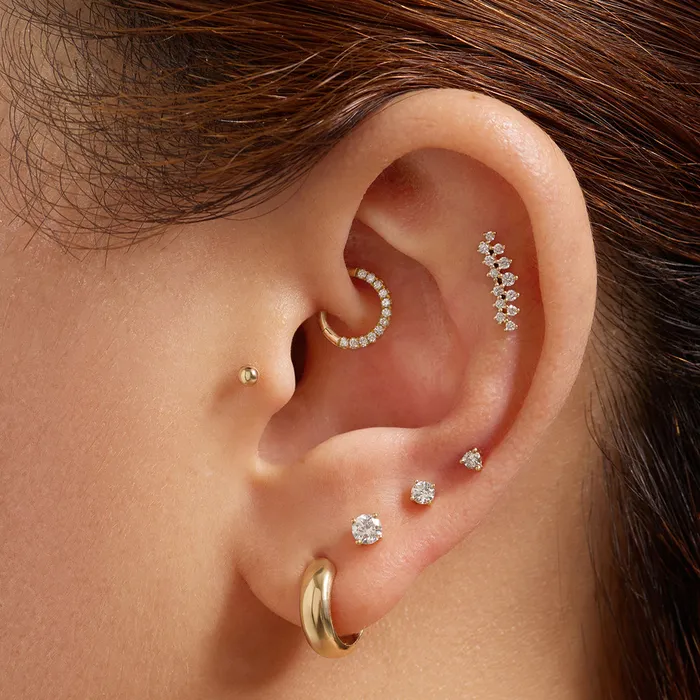 Earrings AURELIE GI HAYLEA Lab Grown Diamond Climber