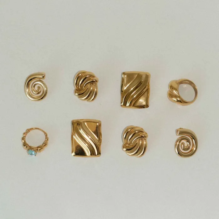 Earrings Biella Vintage Swirl Earrings Earrings Biella Vintage Swirl Earrings