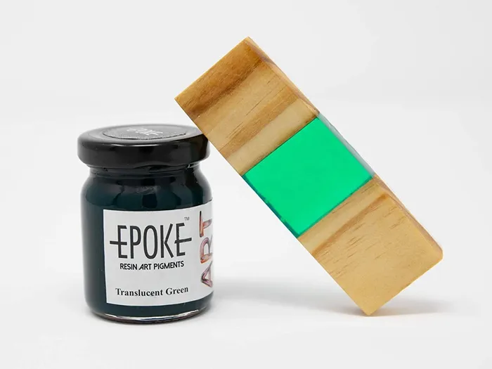 Earrings Epoke Translucent Green Art Pigment Paste 70g