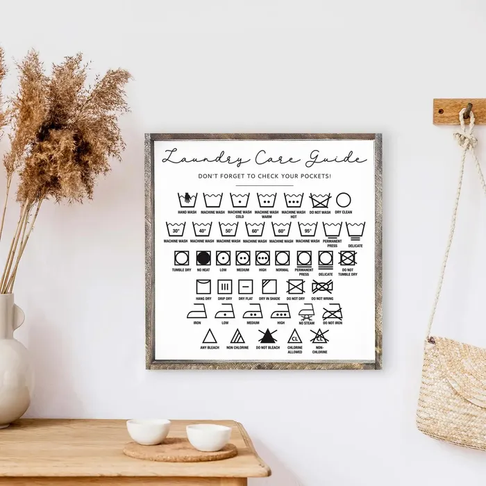Earrings Hoekstra Decor Laundry Symbols Care Guide