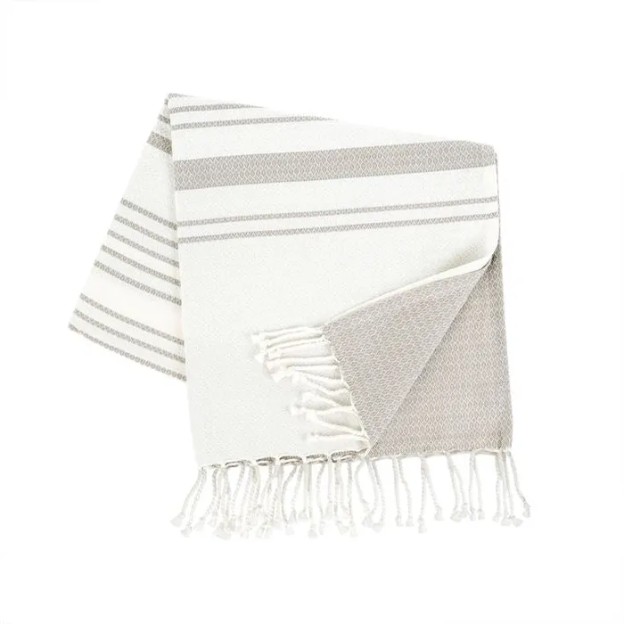 Earrings Indaba Turkish Towel Grey