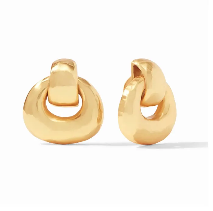 Earrings Julie Vos Avalon Doorknocker Clip