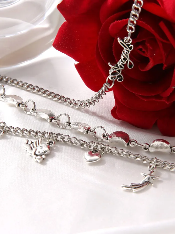 Earrings Kairangi Kairangi Combo Bracelets for Women 3 Pcs MultiLayer Silver Plated Stack Bracelet Set For Women and Girls Earrings Kairangi Kairangi Combo Bracelets for Women 3 Pcs MultiLayer Silver Plated Stack Bracelet Set For Women and Girls