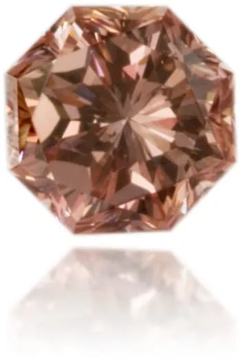 Earrings Langerman Diamonds Natural Pink Diamond Octagon 018 ct Polished