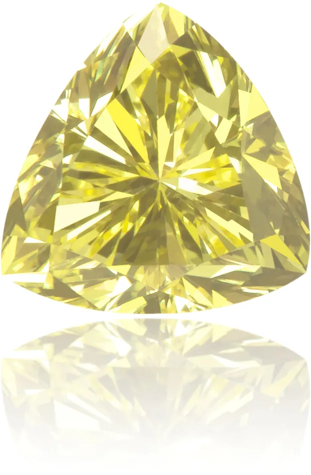 Earrings Langerman Diamonds Natural Yellow Diamond Triangle 044 ct Polished Earrings Langerman Diamonds Natural Yellow Diamond Triangle 044 ct Polished