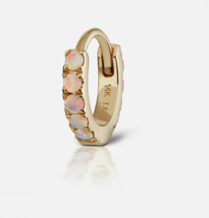 Earrings Maria Tash 65mm Opal Eternity Hoop Earring