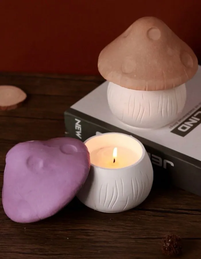 Earrings Mushroom Storage Jar Silicone Mold Resin Art Hub