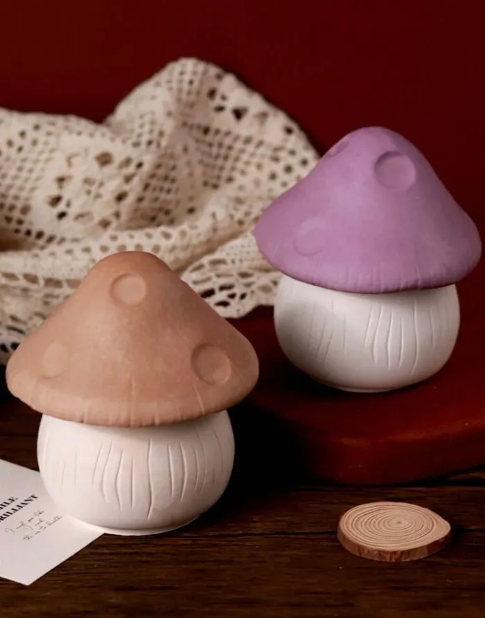 Earrings Mushroom Storage Jar Silicone Mold Resin Art Hub