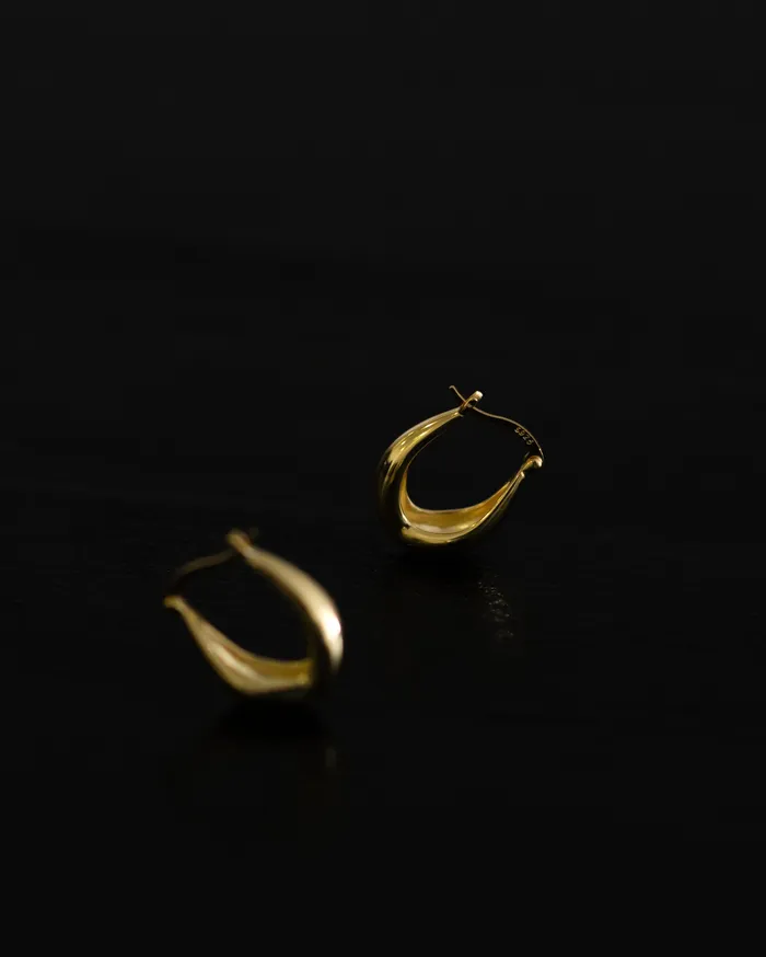 Earrings MYJN Herra Mini Curved Hoop Earrings